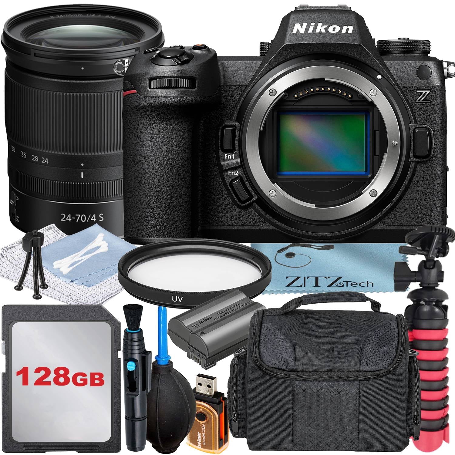Nikon Z6 Mirrorless Digital Camera 24.5MP W/Nikkor Z DX 24-200mm f