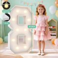 thumbnail image 3 of Marquee Light Up Numbers Teebloom de 3 pies con bolsa de agua pesada, 3 of 6