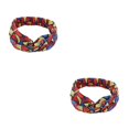 thumbnail image 2 of Sonducket Diadema de ganchillo Banda para la cabeza deportiva Envoltura de ganchillo para de cara de yoga azul zafiro 2Conjunto, 2 of 6