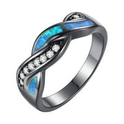 Mother's Day Sale Clearance - Engagement Round Cut Zircons Women Wedding Rings Jewelry Rings For Woman Full Diamond Ladies Ring