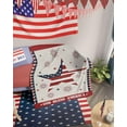thumbnail image 2 of God Bless America Throw Blankets, July 4th Soft Fleece Blanket Decorative for Home Sofa Couch Chair Living Bedroom,40x50 Inches, Red White and Blue Americana Stars, 2 of 6