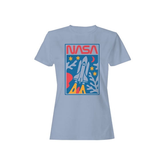 Officially Licensed NASA Space Shuttle Launch Art Women's T-shirt