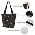 thumbnail image 5 of Kdxio Galaxy Women Reusable Grocery Bags Foldable Ripstop,Reusable Shopping Bags for Shopping,Gym,Gift, 5 of 7