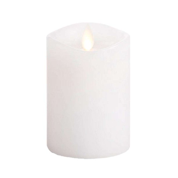 Luminara 02287 3" x 4" White (Unscented) Battery Operated LED