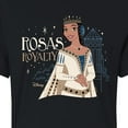 thumbnail image 3 of Disney Wish - Rosas Royalty  - Juniors Cropped Cotton Blend T-Shirt, 3 of 5