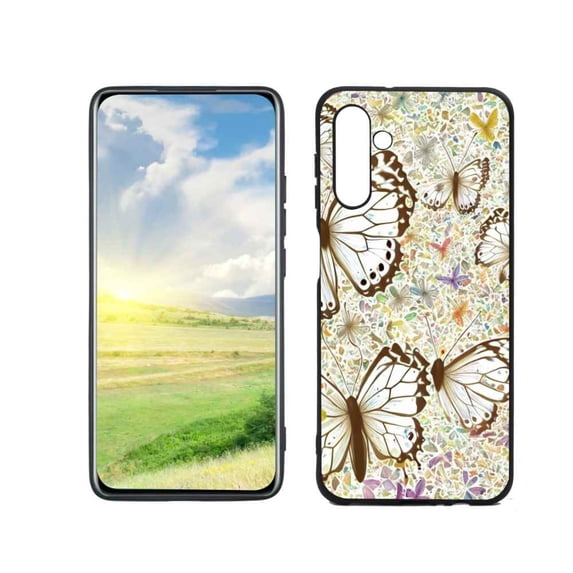Compatible with Samsung Galaxy A13 5G Phone Case, Butterfly 79 Case Men Women, Flexible Silicone Shockproof Case for Samsung Galaxy A13 5G