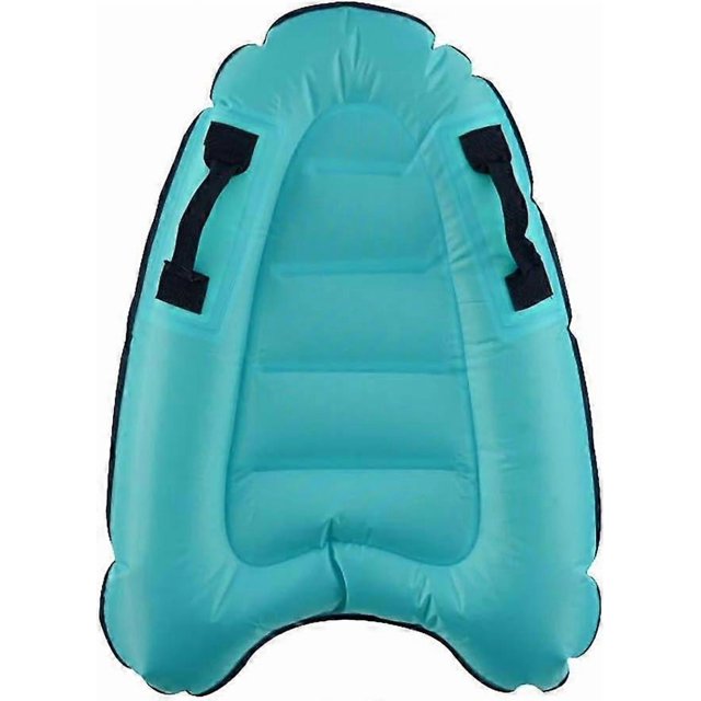 Inflatable Boogie Board, Portable, Floating, Solid Color, Buoy, Inflatable Surfboard with Handle, Pool Float, Aquaplane for Beach, Swimming Pool_Perfect Gift