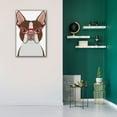 thumbnail image 6 of Epic Graffiti 'Boston Terrier Wearing Hipster Glasses 2' by Furbaby Affiliates, Canvas Wall Art, 26"x40", 6 of 8