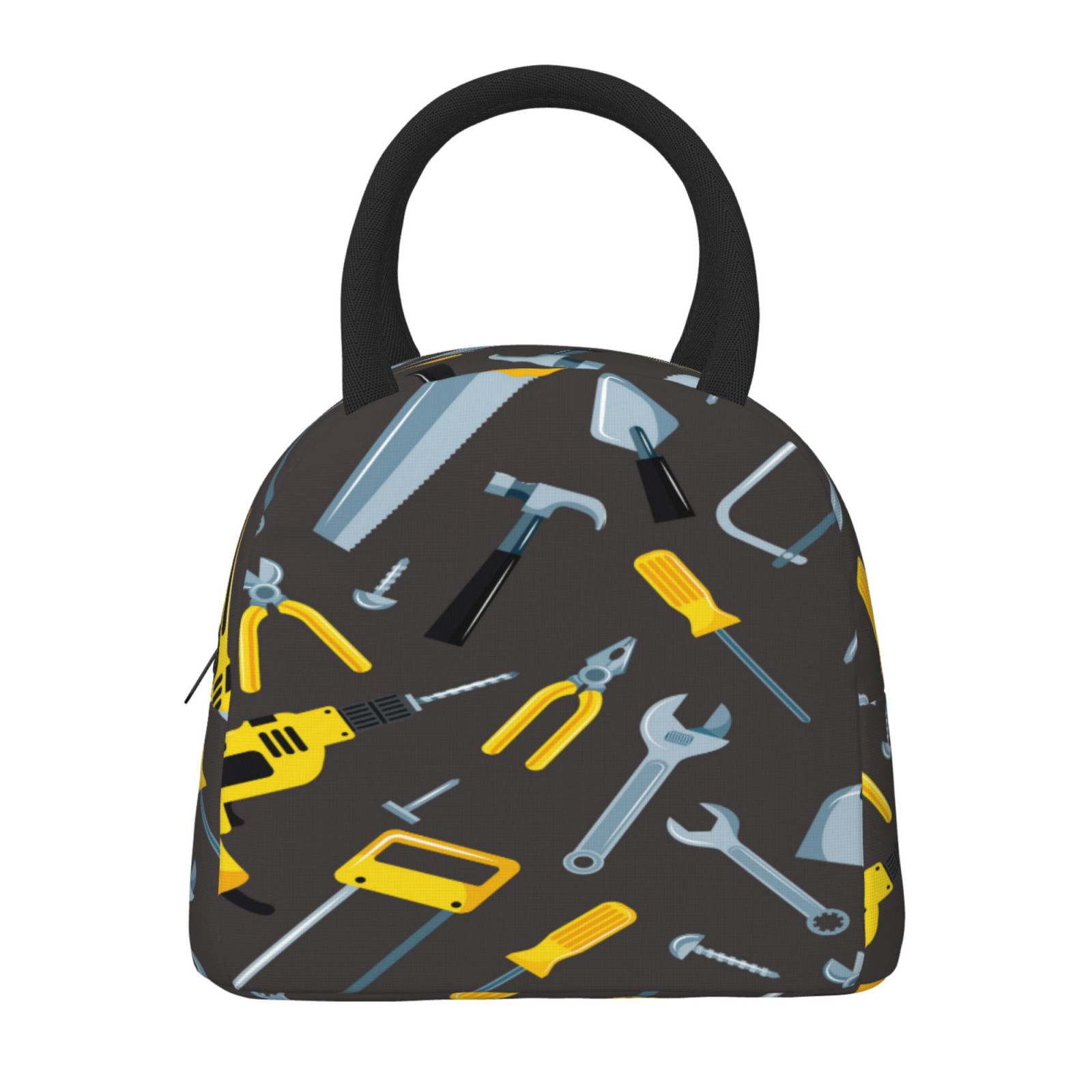 Logiee Repair tools (2) Print Lunch Bag for Women & Men,Adult Insulated Lunch Box,Food Lunch Containers,Reusable High Capacity Lunch Tote Bags for Work, Travel, Outdoor