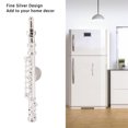 thumbnail image 4 of Silver Flute Fridge Magnet, Miniature Musical Instrument Fridge Magnet Water Proof  for Children, 4 of 7