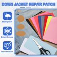 thumbnail image 3 of Uxcell Down Jacket Repair Patch, Nylon Down Jacket Patch Kit Self Adhesive Repair Tape for Coats Tent Light Blue/Yello/Red/Dark Brown, 3 of 7