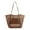 Brown, variant on PULLIMORE Mesh Beach Tote Bag - Large Breathable Beach Bag with Zippered Pocket (20.5")