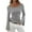 2-GY1, variant on Womens Boat Neck T Shirts Solid Color Long Bell Sleeve Fitted Basic Tee Going Out 2025 Fall Trendy Ruched Tight Fitted Y2K Tops