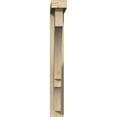 thumbnail image 2 of Ekena Millwork 4"W x 24"D x 32"H Balboa Block Rough Sawn Bracket w/ Offset Brace, Douglas Fir, 2 of 25
