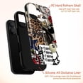 thumbnail image 4 of Y2K Party Vibe Phone Case, Bold Graffiti Stüssy Leopard Print Art Cover, Durable Protection for iPhone 17 16 15 14 13 12 11 Pro Plus Mini, 4 of 6