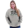 thumbnail image 3 of Dogs Make Me Happy You Not So Much Hoodie Sweatshirt Women Men Brisco Brands S, 3 of 6