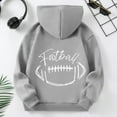 thumbnail image 5 of KPOPLK Fleece Pullover Hoodie Little Kid to Big Kid Sizes (4-18-74)(9-10 Years,Grey), 5 of 7