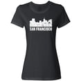 thumbnail image 3 of Inktastic San Francisco Skyline with Grunge Women's T-Shirt, 3 of 5