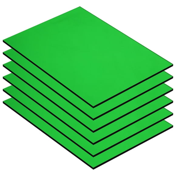 Uxcell 6 Pcs PMMA Acrylic Sheets Colored Transparent 7 x 5Inch Green Acrylic Sheets for DIY
