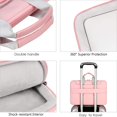 thumbnail image 4 of Bandolera Lacdo 360° para portátil, 13 pulgadas, color rosa, 4 of 7