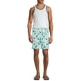 thumbnail image 4 of No Boundaries Men's & Big Men's 7" Printed Swim Trunks, 4 of 5