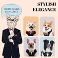 thumbnail image 3 of Esmoquin de perro para uso diario, disfraz de boda con pajarita para perros, 3 of 6
