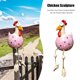 thumbnail image 5 of Lindo enchufe de resina escultura de pollo día de la madre gallina gallo estatua (rosa) Ehuebsd Libre de BPA, 5 of 8