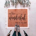 thumbnail image 1 of CHOK Merry Christmas Holly Doormat Winter Decor Front Porch Decor -Christmas Decor Welcome Mat Outdoor Rug Christmas Doormat Home Kitchen Doormat Bedroom Doormat Decorations Mats 16x24 In, 1 of 4