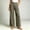 Dark Green, variant on Pants For Women Elastic Waist Straight Leg Pants Fashion Comfortable Everyday Trousers Dark Green M