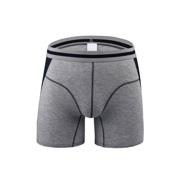 Modal Underwear Elastic Breathable Comfortable Male Panties Lightweight Men  Pouch Breathable Shorts U-Convex Pouch Portable Man Clothing Grey M 