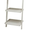 thumbnail image 4 of DecMode Traditional White Wooden 5 Tier Ladder Style Shelving Unit, 20"W x 69"H, 4 of 7