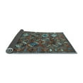 thumbnail image 2 of Ahgly Company Indoor Square Oriental Light Blue Industrial Area Rugs, 4' Square, 2 of 4