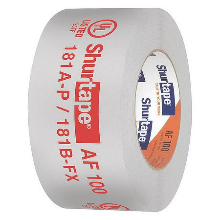 AF 099 UL 181A-P/B-FX Listed/Printed Aluminum Foil Tape - Shurtape
