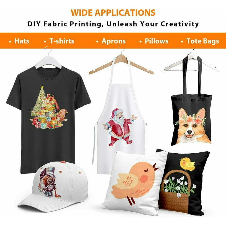 A3 T-shirt Inkjet Sublimation Printing Paper Dark Color Cotton Cloth DIY  Iron Heat Press Print Paper Thermal Transfer Paper