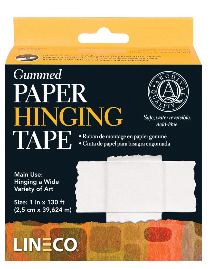 Lineco/University Products Gummed Paper Hinging Tape, 1' x 130 ft