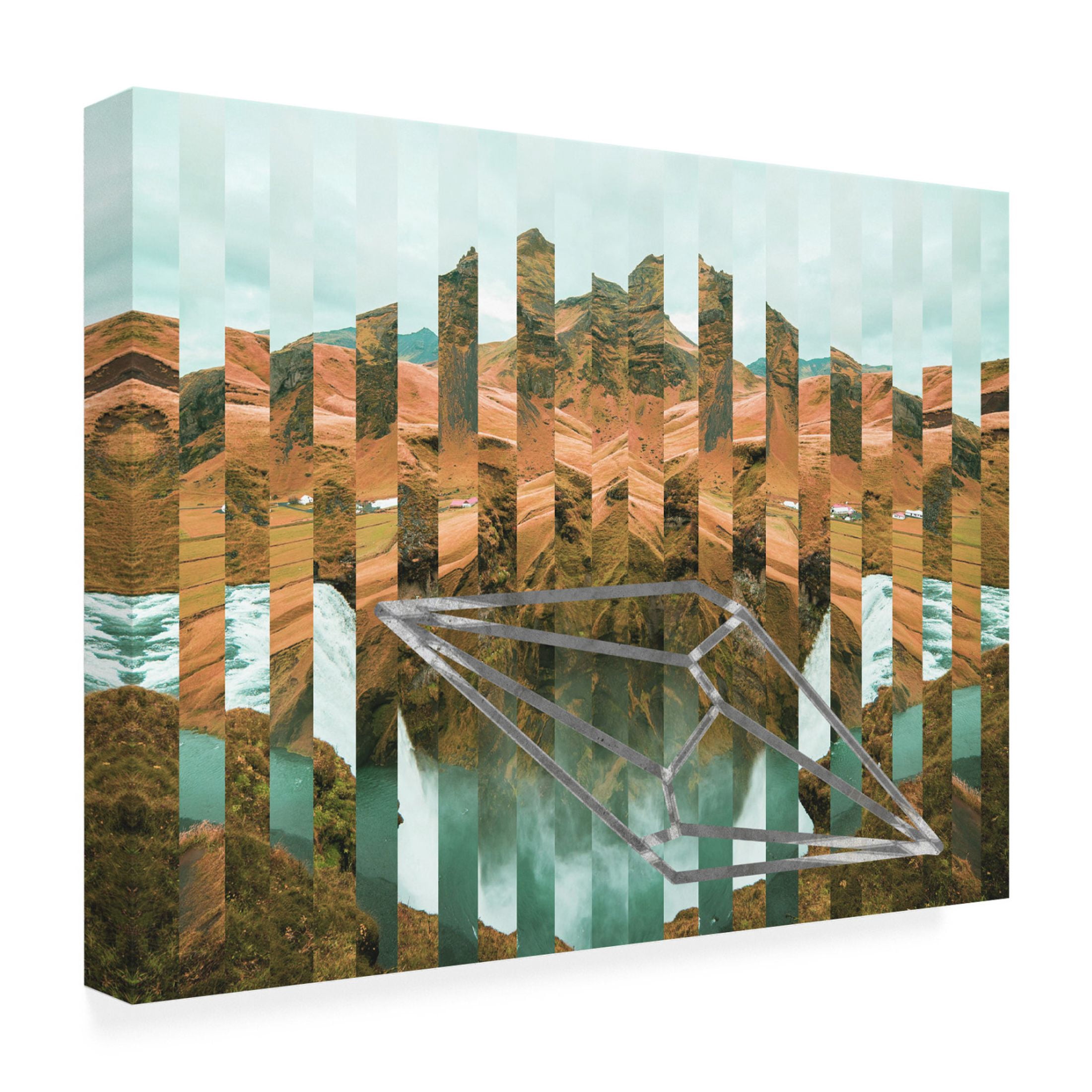 Trademark Fine Art Melissa Wang  On the Reverse Side I Canvas Wall Art