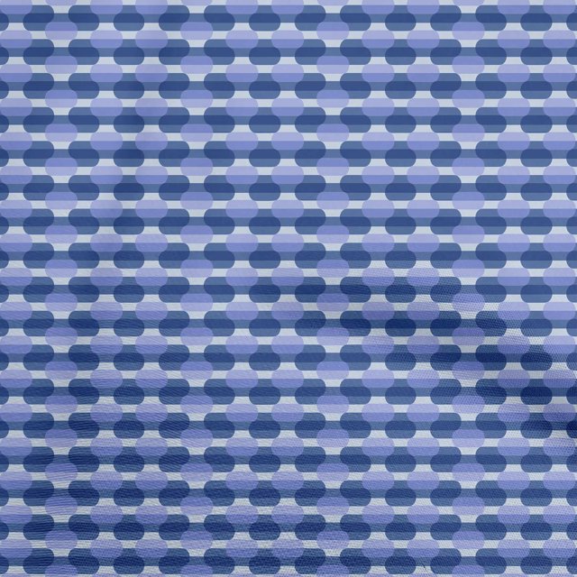 oneOone Viscose Jersey Medium Blue Fabric Abstract Craft Projects Decor Fabric Printed By The Yard 60 Inch Wide