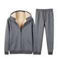 thumbnail image 2 of goowrom Men Solid Color Long Sleeve Cardigan and Trousers or Crop Pants, 2 of 3