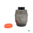 thumbnail image 4 of 5  Botellas Dulcero forma de barril  Negro Con Transparencia - FARVISAN, 4 of 5