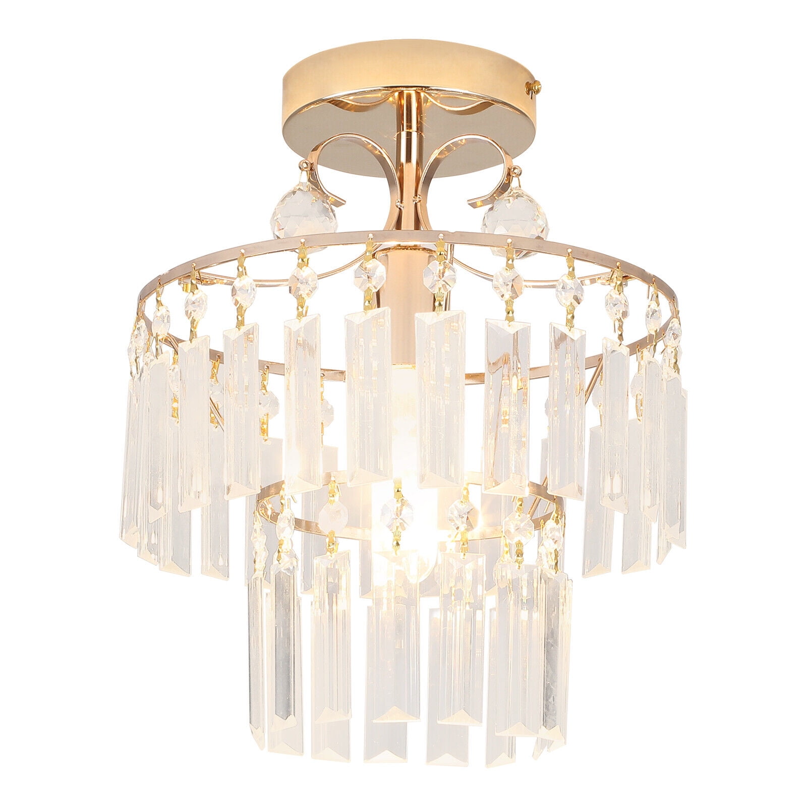 Modern Crystal Ceiling Light Fixture Pendant Lamp Chandelier Lighting 270mm 110V