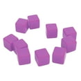 thumbnail image 1 of Plastic Write On , 16mm Teaching  Cubes  Intelligence Developed DIY Painting 30pcs  For Entertainment Brown,Purple,Green,Orange, 1 of 8