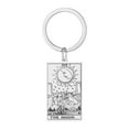 thumbnail image 2 of Fashion Tarot Cards Pendants Keyring Stainless Steel Amulet Esotericism Spiritual The Moon Sun Star Tarot Keychain Jewelry, 2 of 3