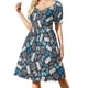 thumbnail image 2 of Flamingo - Vestido de manga corta Pink Panic para mujer Vestido de verano para mujer Vestidos para ocasiones formales, 2 of 7