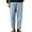 Dark Blue, variant on MELDVDIB Mens Jeans Pant Baggy Drawstring Waisted Straight Leg Pants Fashion Casual Solid Color Lounge Trousers with Pockets Dark Blue L