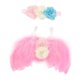 thumbnail image 2 of Decoraciones de diadema para niños Diadema De Bebé Recién Nacido Hecha A Mano Baby Shower Photo Prop Hairband Rosa Oscuro Magideal Decoraciones de diadema para niños, 2 of 5