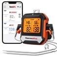 thumbnail image 1 of Termómetro Bluetooth para carne ThermoPro, 137 m, inalámbrico, 2 sondas, 1 of 9