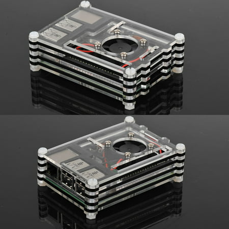 TSV 9-Layer Premium Acrylic Case Box Shell Enclosure For Raspberry Pi 3 Model (Best Raspberry Pi Case)
