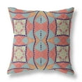 thumbnail image 2 of HomeRoots 417535 5 x 16 x 16 in. Red & Indigo Zippered Geometric Indoor & Outdoor Throw Pillow, 2 of 5
