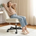 thumbnail image 2 of Ecetana House Slippers for Women Open Toe Fuzzy Slippers Slides Memory Foam Indoor House Shoes, 2 of 6