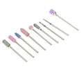 thumbnail image 4 of Cabezal de pulido, 9 piezas, brocas para uñas de esmeril, cabezal de pulido para uñas, brocas para uñas, respuesta rápida, 4 of 13